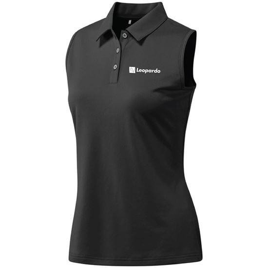 Picture of Women's Adidas Performance Sleeveless Polo (Black)