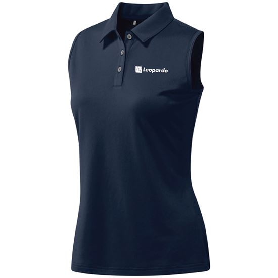 Picture of Women's Adidas Performance Sleeveless Polo (Navy)