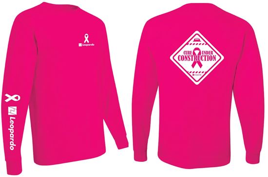 Picture of Breast Cancer Long Sleeve Tshirt  - LIMITED INVENTORY