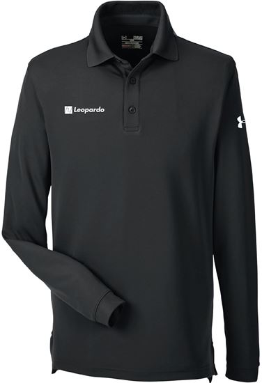 Picture of Men's Under Armour Long Sleeve Performance Polo (Black)