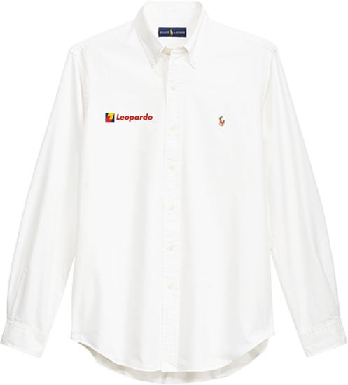 Picture of Men's Polo Ralph Lauren Core-Fit Oxford Shirt (White)