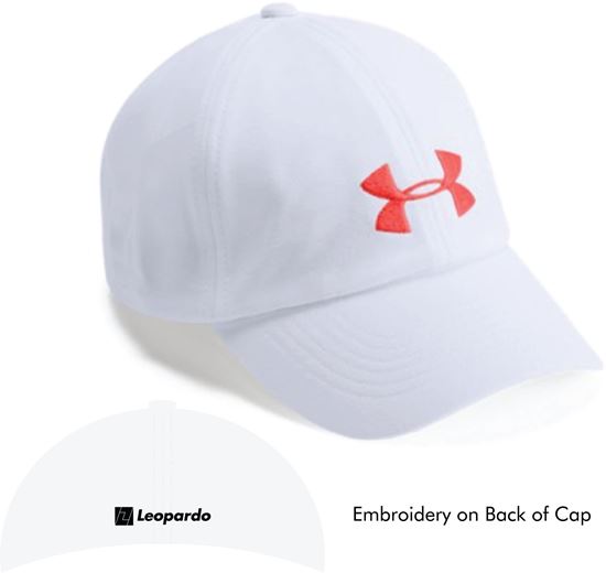 Picture of Women's Under Armour Cap (White/Neon Coral)