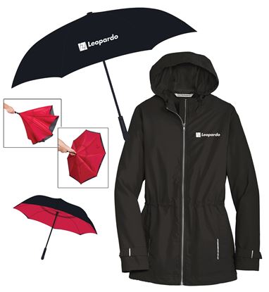 Picture of Keep Dry (Inversion Umbrella and Women's Rain Slicker)