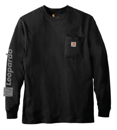 Picture of Long Sleeve Carhartt Pocket Long Sleeve T-Shirt (Black)