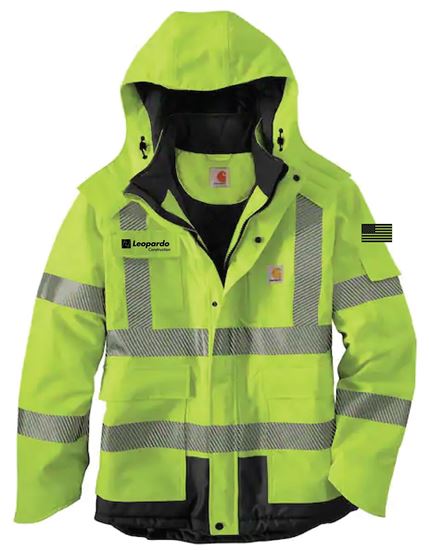 Carhartt high vis rain jacket hotsell