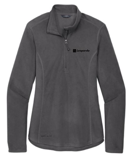 Picture of Women's Eddie Bauer 1/2 Zip Microfleece (Gray Steel)