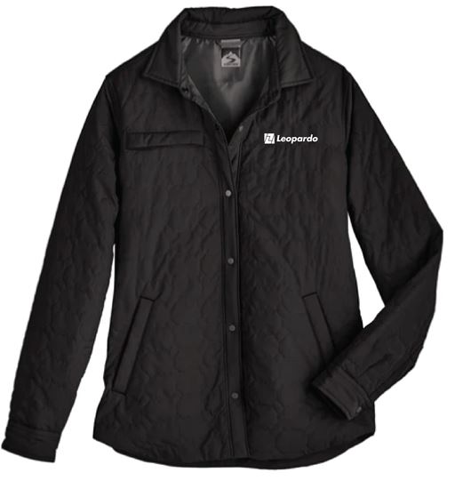 Picture of Women's Eco Made Quilted Shacket (Black)