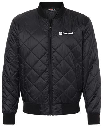 Picture of Men's Quilted Packable Bomber Jacket (Black)