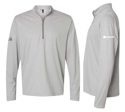 Picture of Men's Adidas Space Dyed Quarter Zip (Gray)