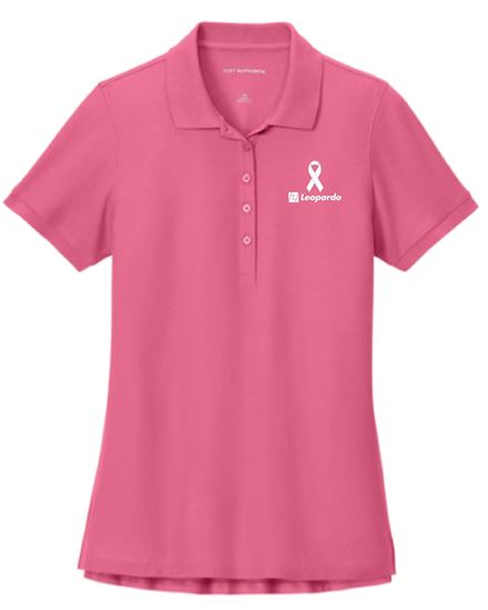 Picture of Women's Wearever Pique Polo (Awareness Pink)