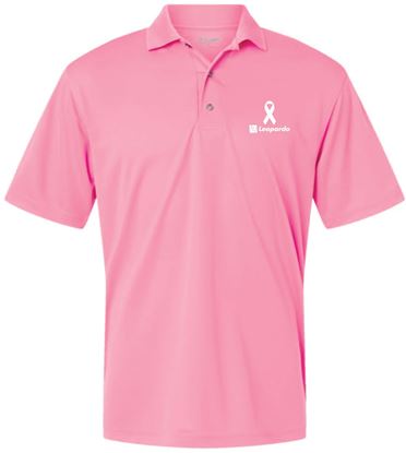 Picture of Men's Performance Mini Mesh Polo (Charity Pink)
