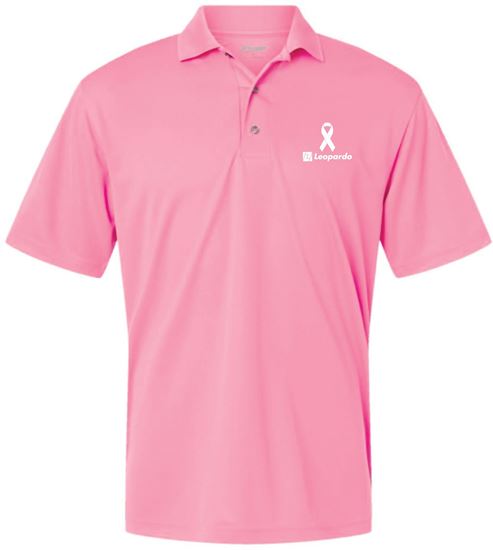 Picture of Men's Performance Mini Mesh Polo (Charity Pink)